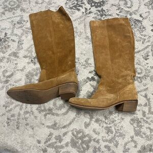 Diba knee high, suede boots - size 9